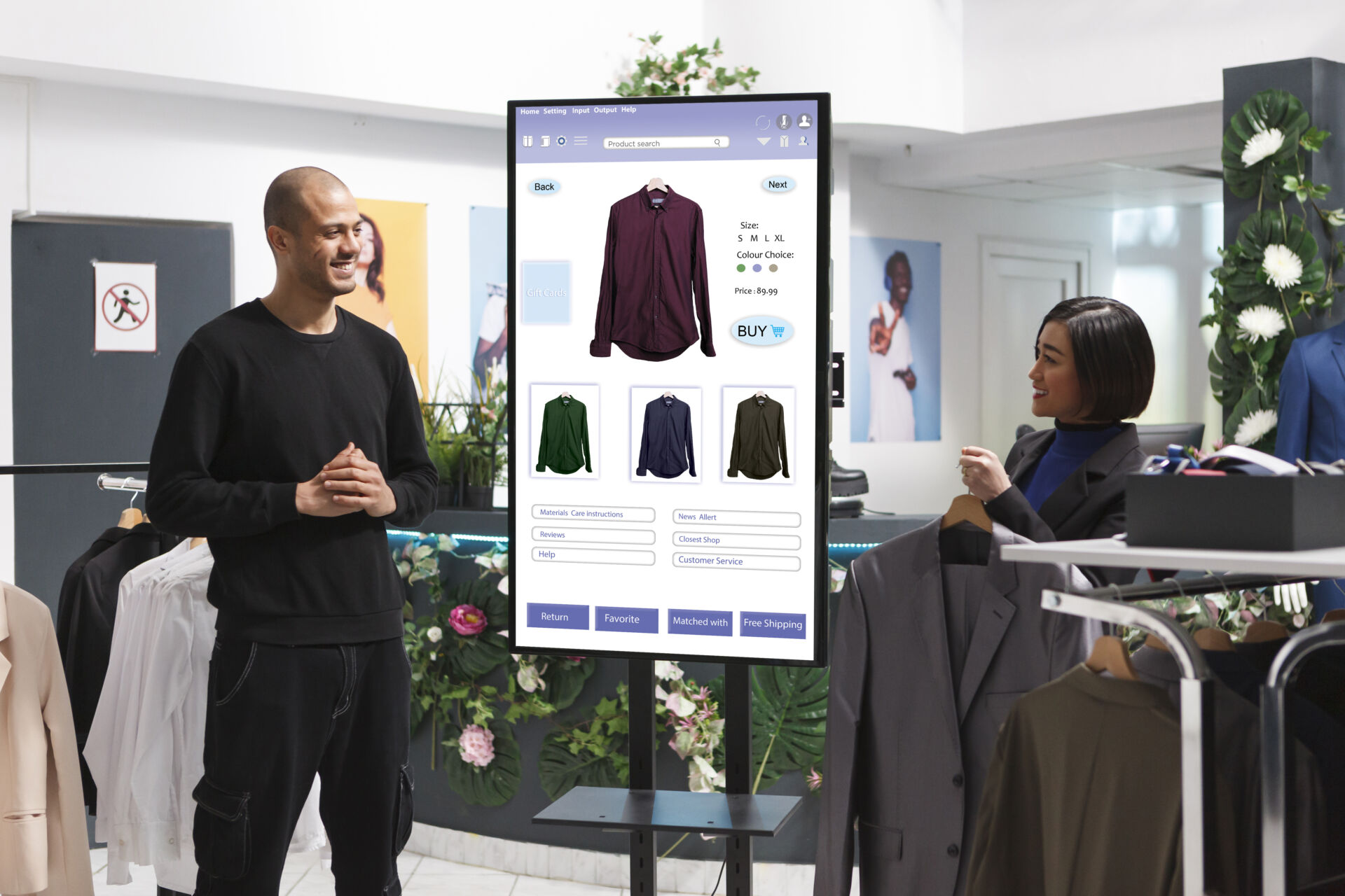 Smarter AV for modern workplaces interactive kiosk board